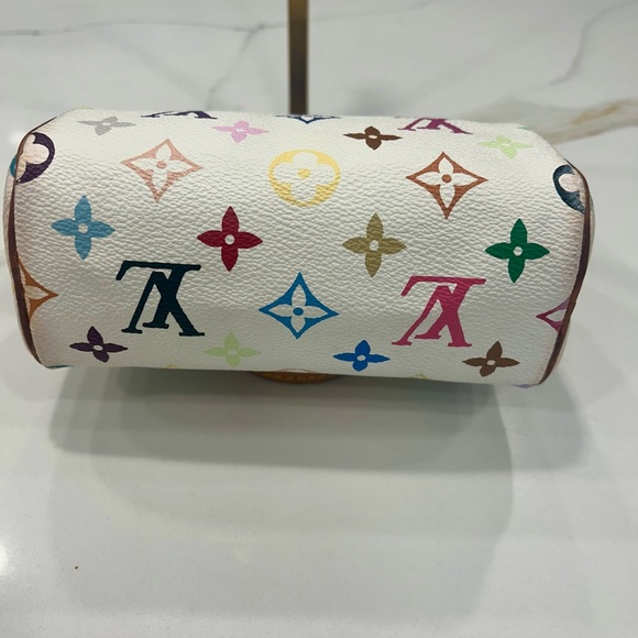 Louis Vuitton Multicolor Monogram White Mini Satchel - Picture 9 of 14